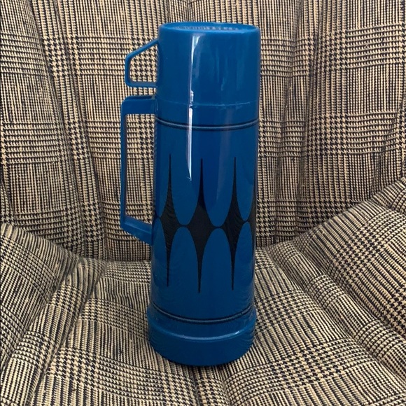 Aladdin Kitchen Vintage 6s 70s Aladdin Pint Thermos Blue Poshmark